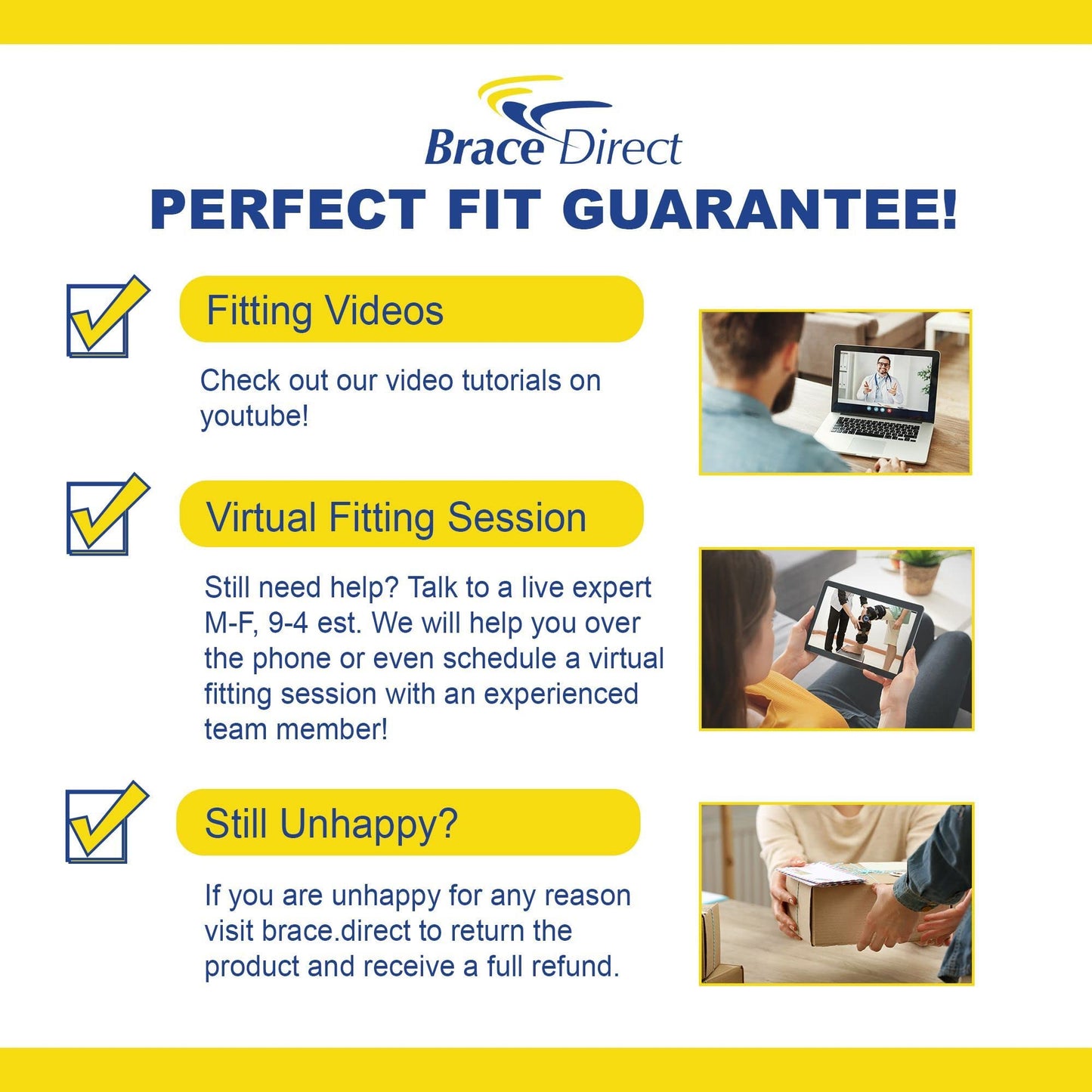 Brace Direct CAM Walker Boot - Tall Orthopedic Walking Boot for Fracture, Sprained Ankle, and Injury Recovery (Small - US Shoe Size Men 4.5-7 / Women 6.5-8 / Youth 4.5-7)