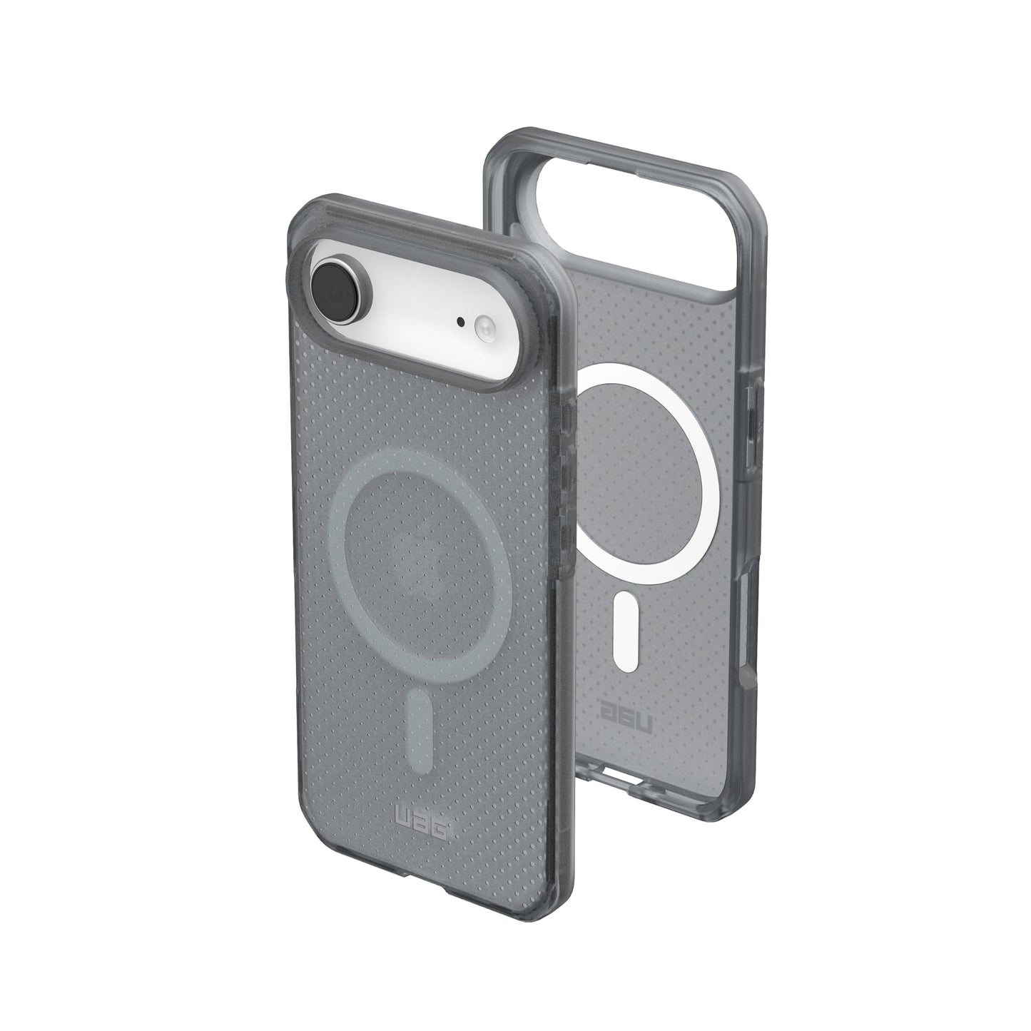 URBAN ARMOR GEAR UAG Designed for iPhone Air Case Dot - Compatible with MagSafe Translucent Military Grade Protective Cover, Ash