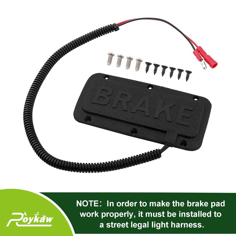 Roykaw Universal Golf Cart Brake Light Switch/Brake Pad Switch Compatible with EZGO Club Car Yamaha