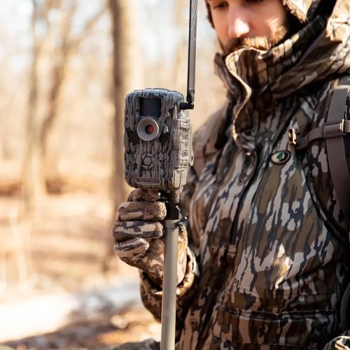 Stealth Cam Fusion MAX Dual Sim 36MP Photo & 1080P HD Video, 0.35 Sec Trigger Speed, App-Controlled Hunting Cellular Trail Camera, AT&T & Verizon + Solar Panel