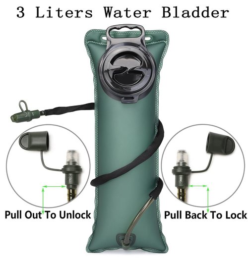 ATBP Insulated Hydration Pack Hiking Water Backpack Running Vest with 3L TPU Bladder Bag for Marathon Cycling Men