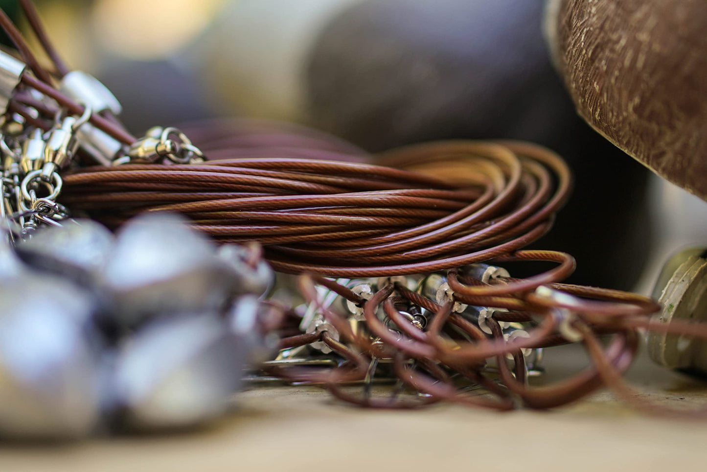 Heyday Outdoors Duck Decoy Rig | 2.5ft 3oz Tangle-Free PVC-Coated Cable & Weights | Texas Decoy Rig Built for Duck Hunting