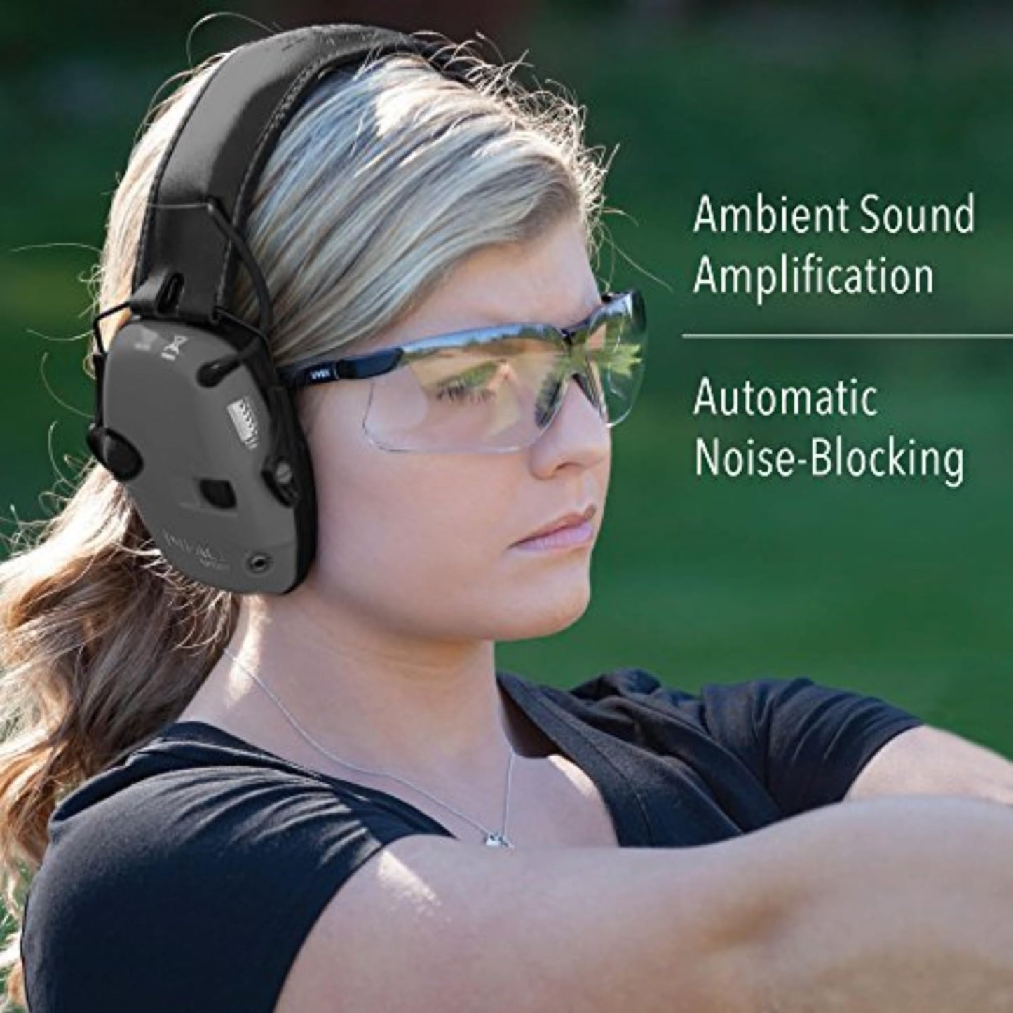 Howard Leight Impact Sport Electronic Earmuff, Med/Large, Black (R-02524) (Pack of 6)