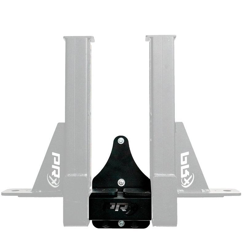 PRx Performance Wall Mounted Spotter Arm Storage - Fits 5/8" & 1" Holes - Steel Weight Catches for 2x3 & 3x3 Squat Rack - Space-Saving Home Garage Gym Equipment - Accessories for Men - USA Made- Black