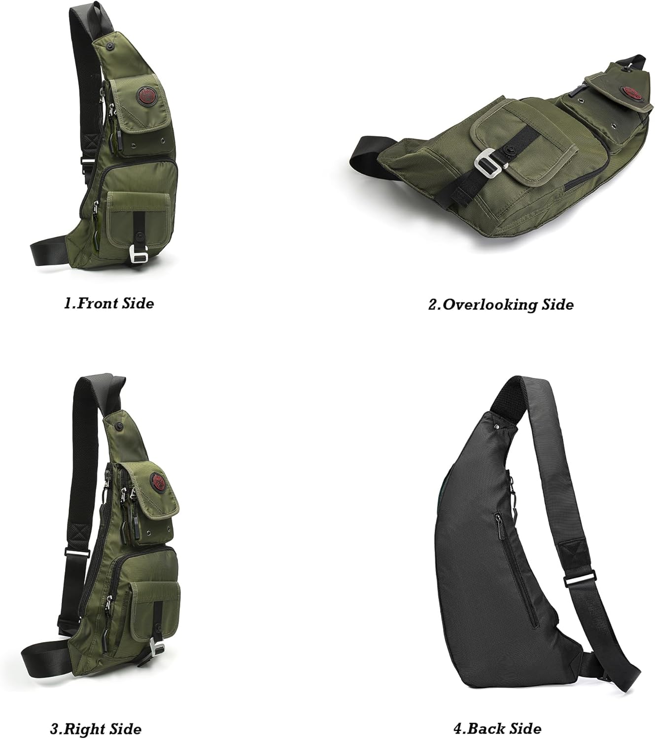 NICGID Sling Bag Chest Shoulder Backpack Crossbody Bags Casual Daypack for Men Women
