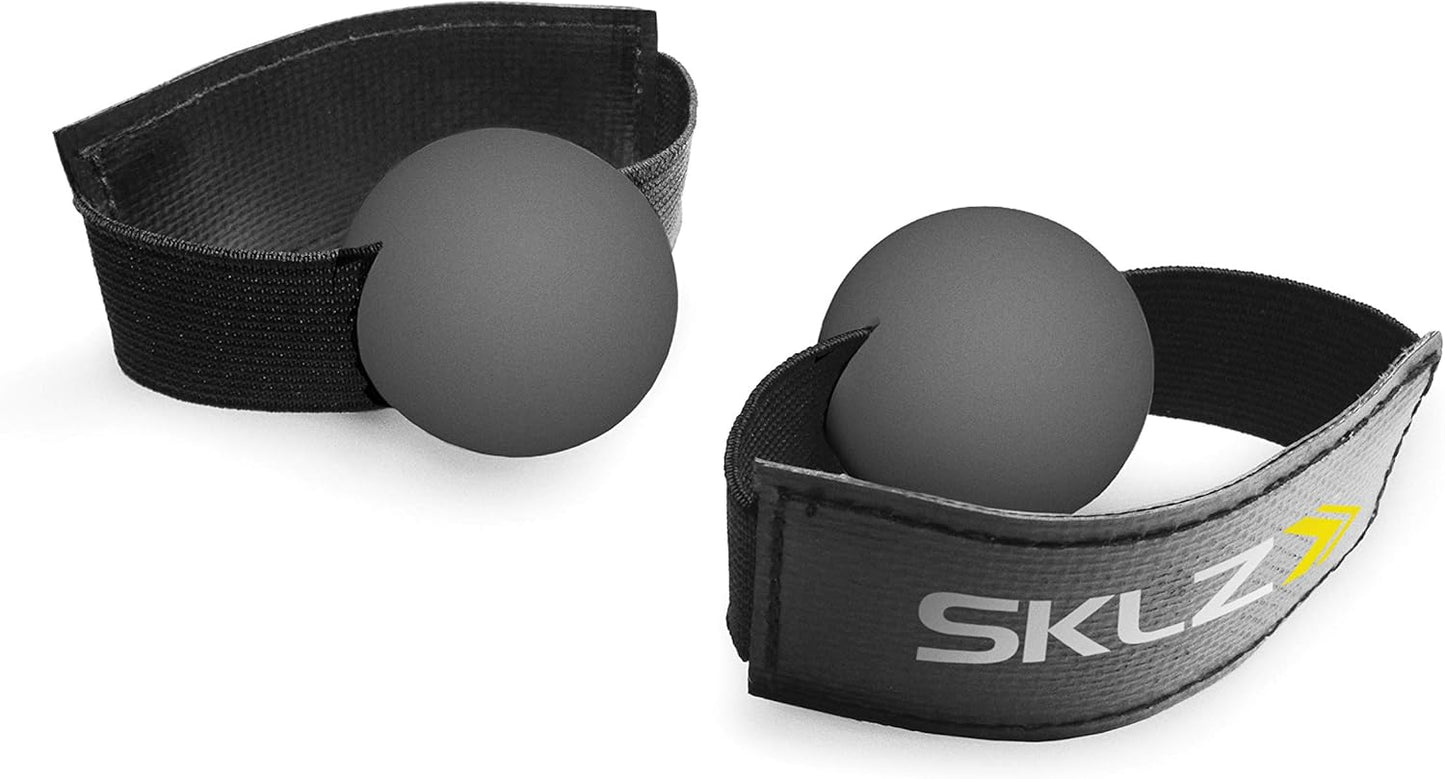 SKLZ Great Catch Football Training Aid - Enhance Receiving Skills | Gray & Black, Medium Size