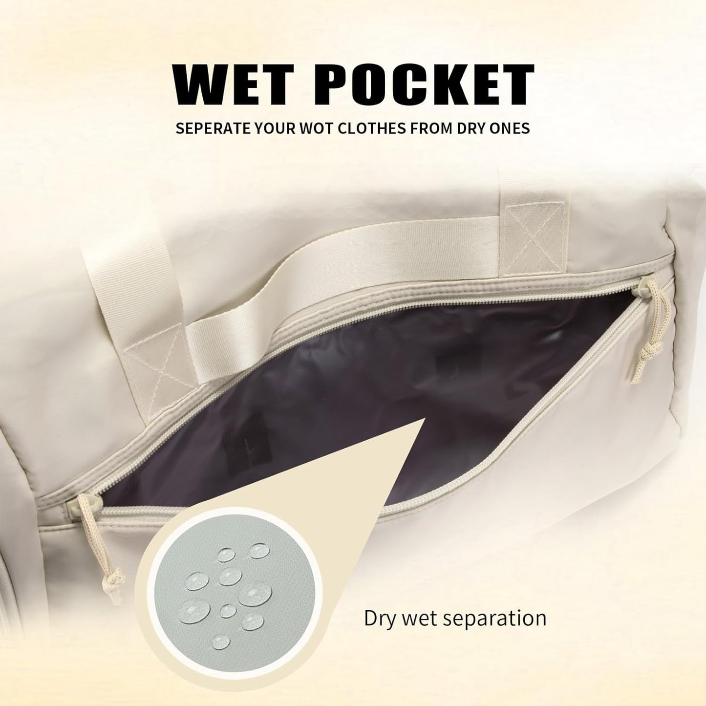 Skiennix Weekender Duffel Bag - Shoe Compartment & Wet Pocket | Versatile Travel & Gym Bag for Men & Women