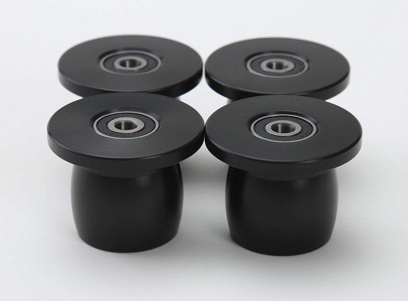 Total Gym Replacement Set of 4 Wheels/Rollers for Models XL, XLS, and Fit with Bearings Thru Hole of 1/4" in Diameter