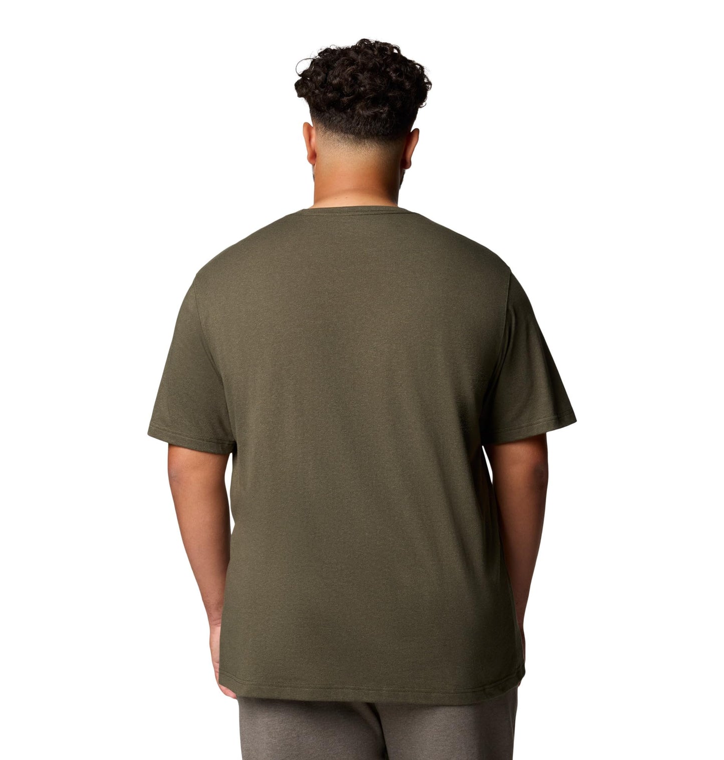 Columbia Mens Thistletown Hills Short Sleeve T-Shirt, Greenscape Heather, Large Tall