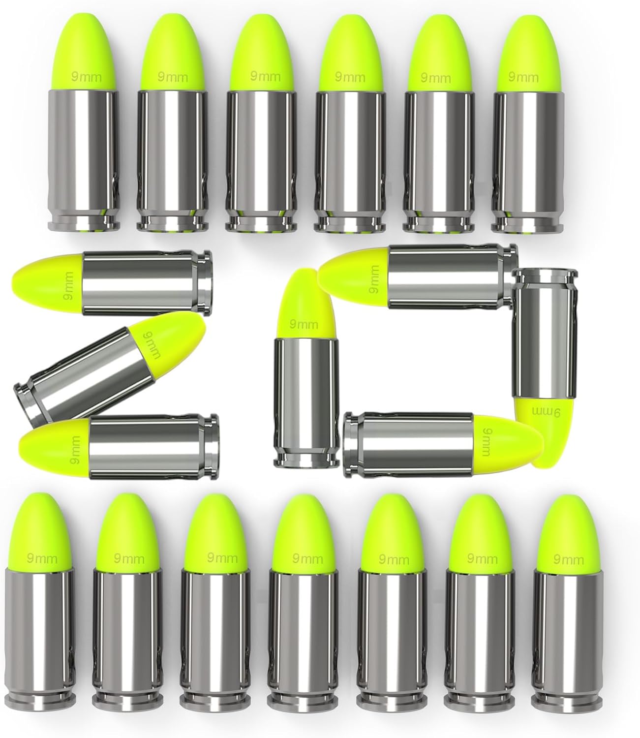 Pro Dummy Rounds - Reusable 9mm, 12GA, .50, .45, & .380ACP Training Snap Caps for Safe Dry Fire Practice | Durable Design with Secure Primer Options