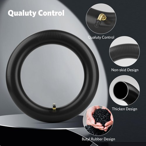 Cooryda 2Pack 8.5 Inches Scooter Inner Tube,8.5'' x 2" Inner,8 1/2x2 Pneumatic Tyres for Scooter Gotrax Gxl V2/Xiaomi M365,8.5x2 Electric Scooter Tire Replacement Wheels for Front/Rear,Gas Scooters