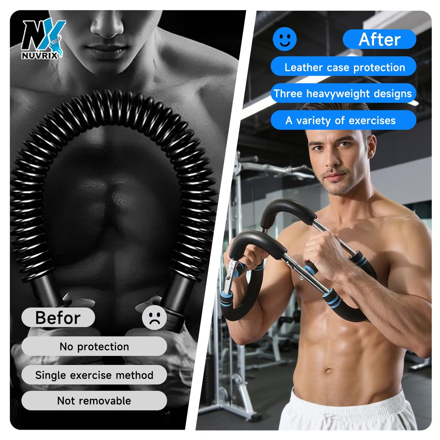Twister Arm Trainer, Adjustable 60-100lb Chest Workout Equipment for Men & Women,Muscle Builder & Strength Training for Arms, Chest and Shoulder Muscle Strength Exerciser Training. Arm Strengthener.