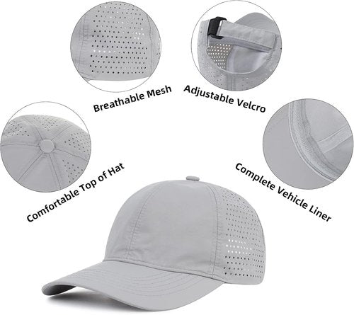 American Trends Baseball Cap - Adjustable Waterproof Dad Hat for Men & Women | Breathable & Colorful