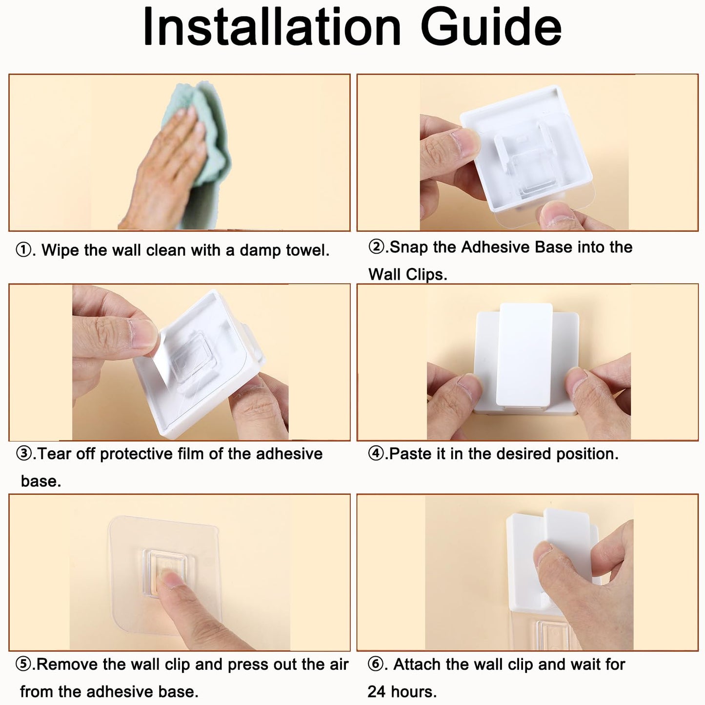 Klizdum Quilt Hangers for Wall Display, Tapestry Hangers, No Damage Adhesive Quilt Clips, Hooks for Hangings, Duty Plastic Wall Clips for Blankets, Rugs, and Tapestries (4 Pack, White)