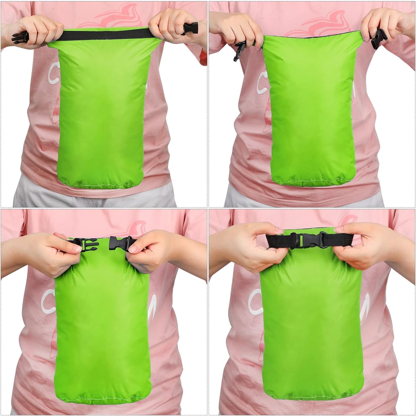 Shappy Waterproof Dry Bag Set - 6 Pcs Ultralight Stuff Sacks for Camping & Outdoor Gear | 20/15/10/8/5/3L