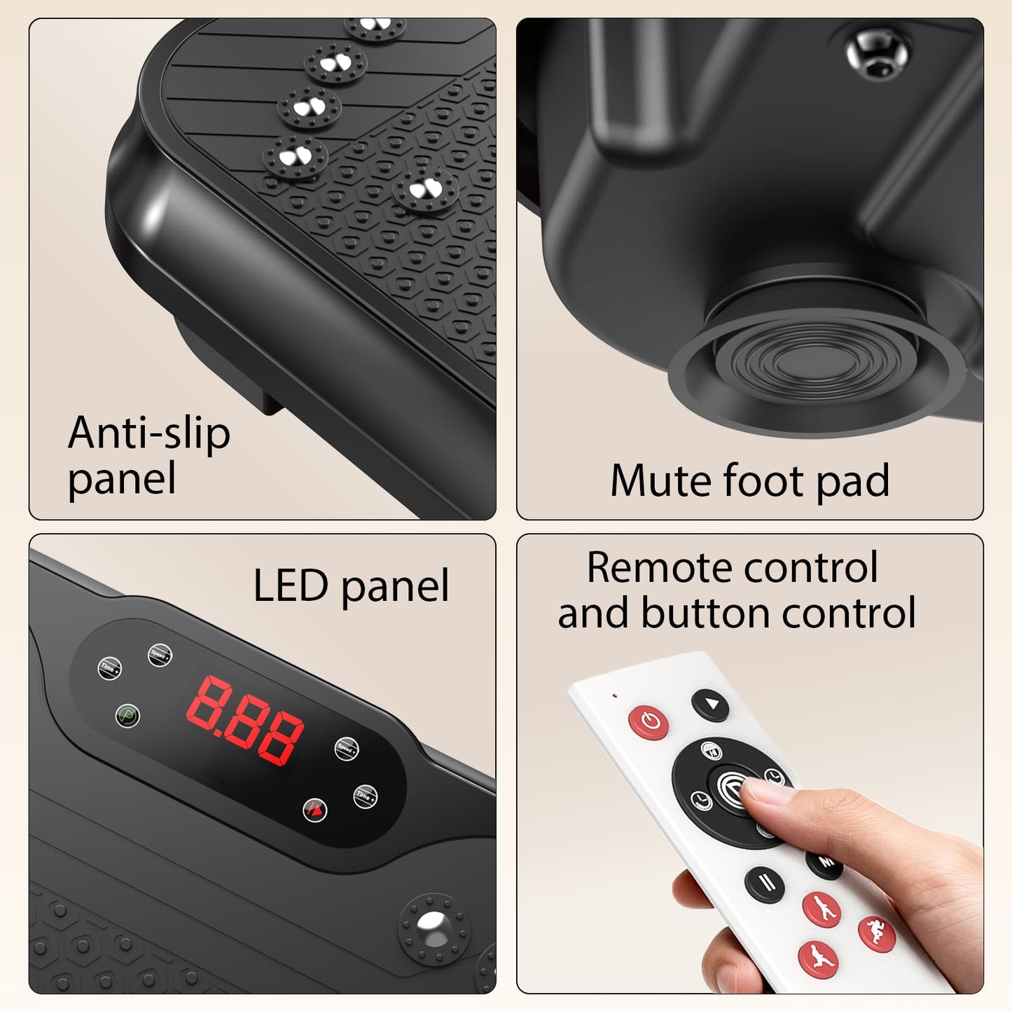 DKDNSJ Vibration Plate Exercise Machine for Lymphatic Drainage