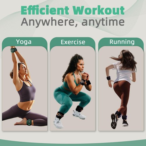 Frelaxy Ankle Weights Sets for Women Men Kids 1lb 2lb 3lb Pairs with Adjustable Straps, Strength weighted for Physical Therapy Running Walking Fitness Gym Workout (Black/White, 3 lbs x 2)