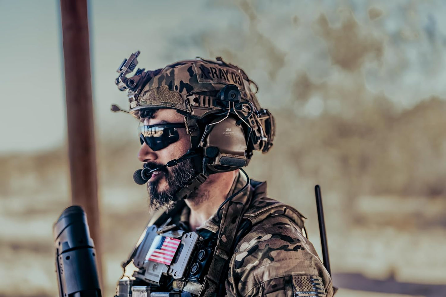 Wiley X Men's Saber Tactical Sunglasses - UV Protection & Anti-Fog | Durable Design