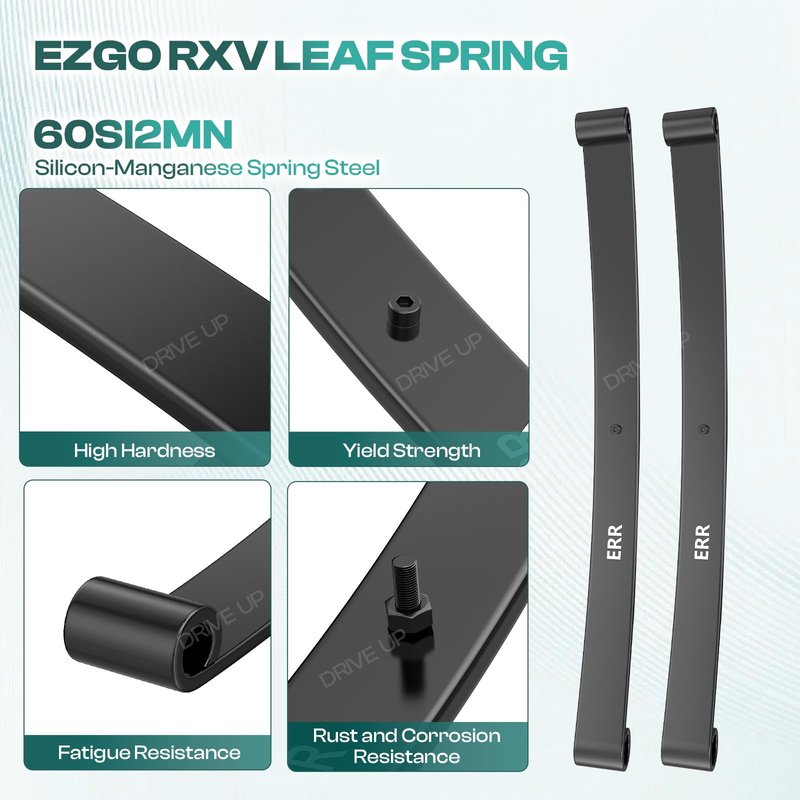 DRIVE UP Golf Cart Standard Rear Leaf Spring Kit for EZGO RXV 2008-Up 611713
