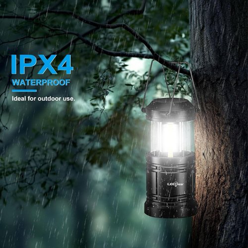 LED Camping Lantern - Battery Operated with Adjustable Brightness | 2 Pack for Emergencies & Outdoor Use