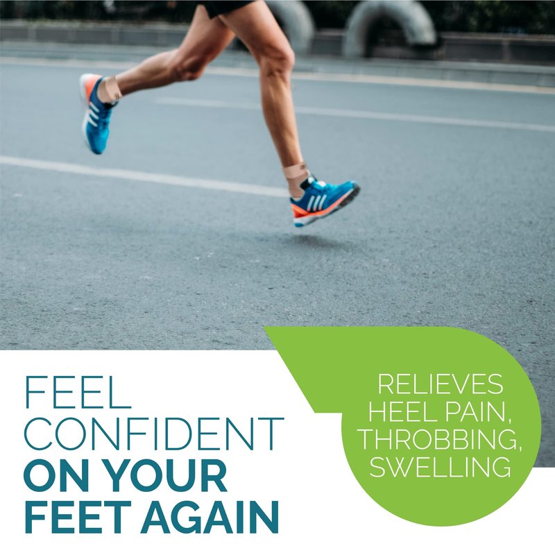Run Forever Plantar Fasciitis Compression Socks - Foot and Ankle Brace for Women & Men - Toeless Compression Socks for Support, Night Splint, Arch & Achilles Tendonitis Relief - Tendonitis Foot Brace