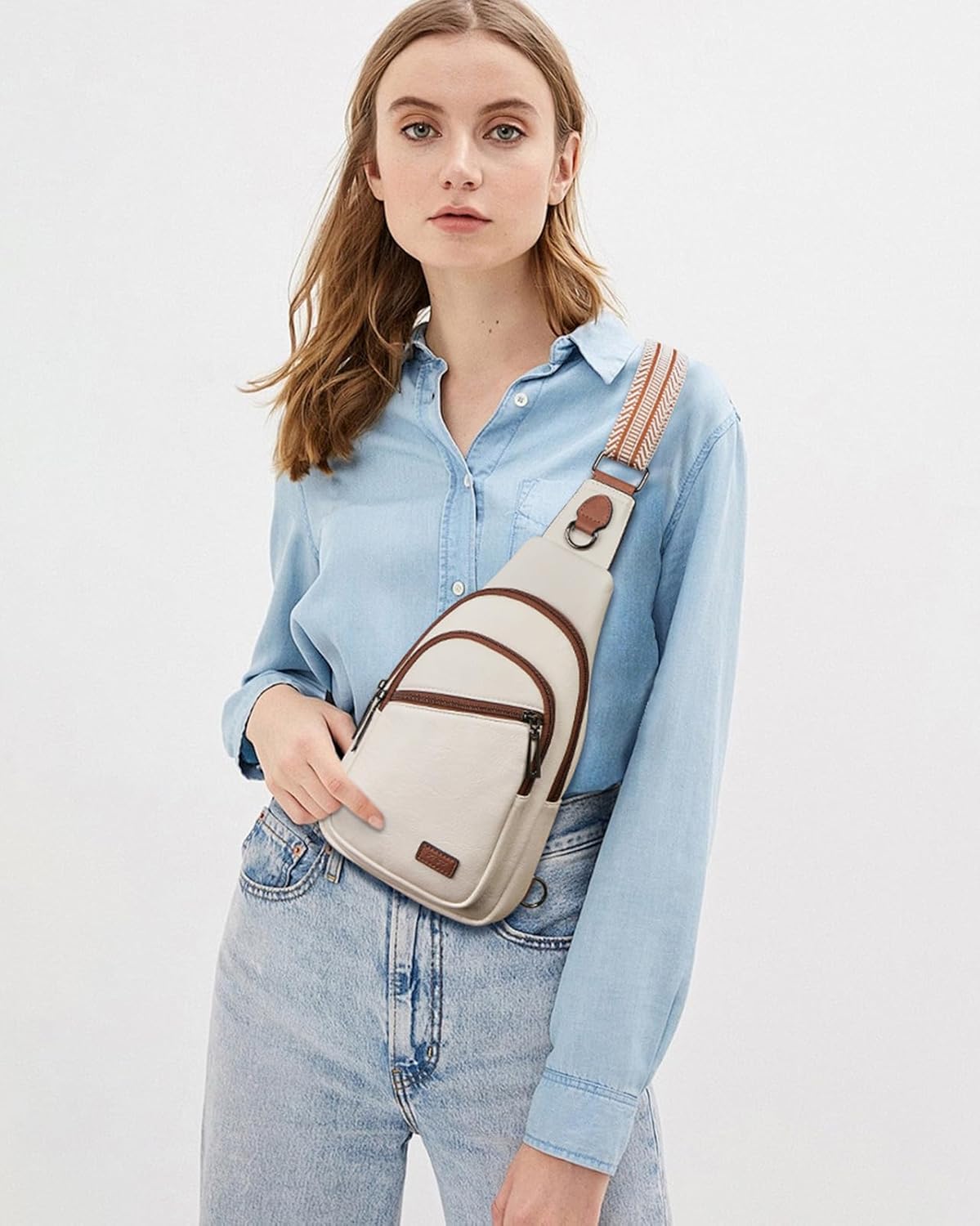 Skiennix 7L Sling Bag - Stylish Crossbody Purse for Women | Compact Travel Shoulder Backpack