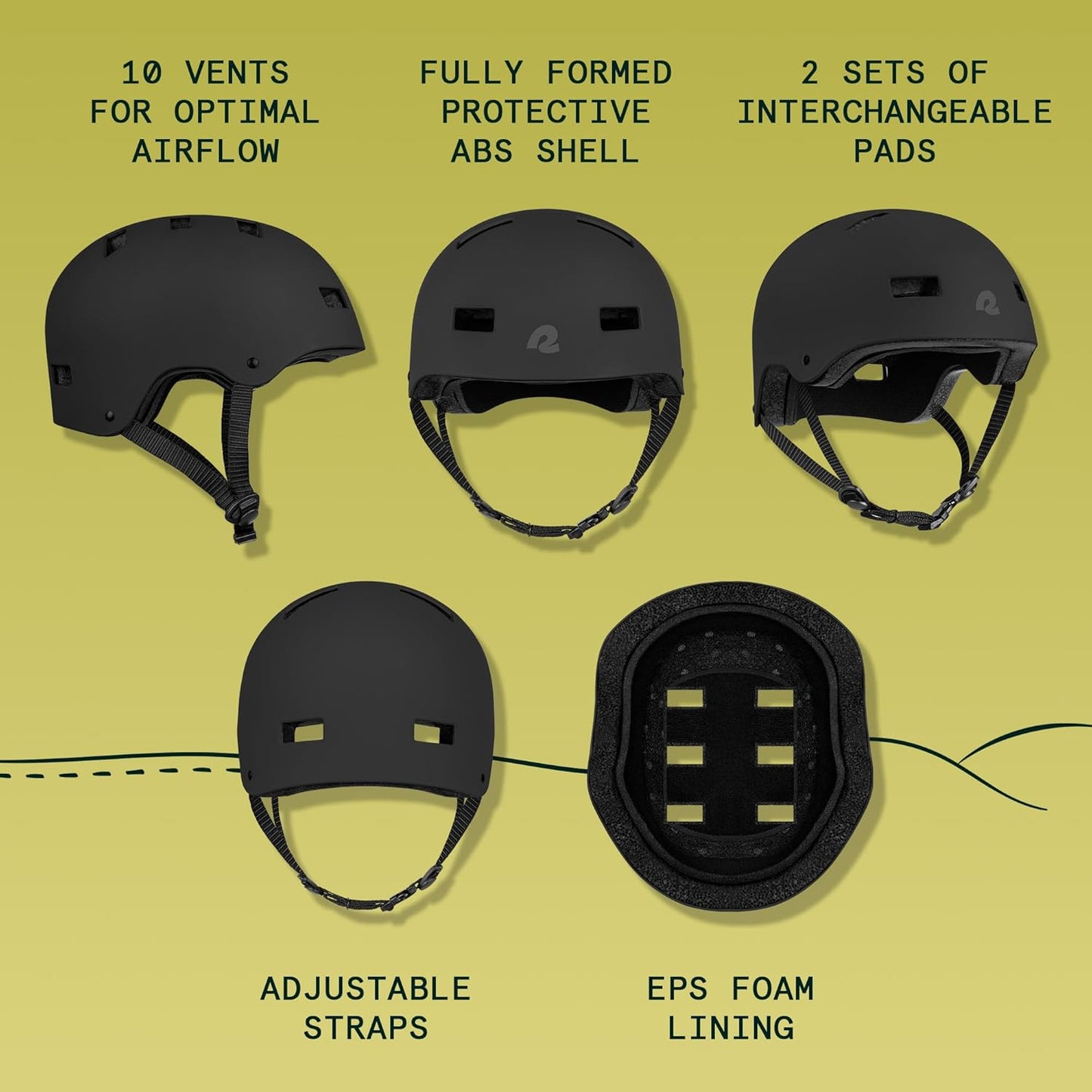 Retrospec Dakota Adult Bike Helmet - Multi-Sport Protection with 10 Vents & Removable Padding | Unisex Design