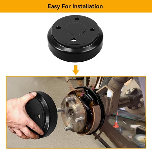 LEAPGOMAX Golf Cart Brake Drums Hub Rear for Club Car DS 1995-up&Club Car Precedent 2004-up G&E Golf Carts Models OEM# 1017911-01, 1018232-01(2 Packs)