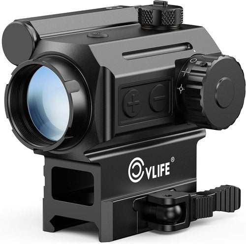 CVLIFE Red/Green Dot Sight - Auto-Brightness Multi-Reticle Scope with Quick Detach | 6 MOA Dot, 43 MOA Circle, IPX7 Waterproof