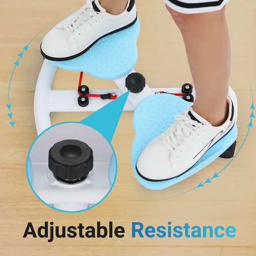 MASAGWY Waist Twister Machine with Resistance Bands-Slim Waist & Core Ab Exercise Board, 300 lbs Weight Capacity, Noiseless Home Gym Equipment for Women Men