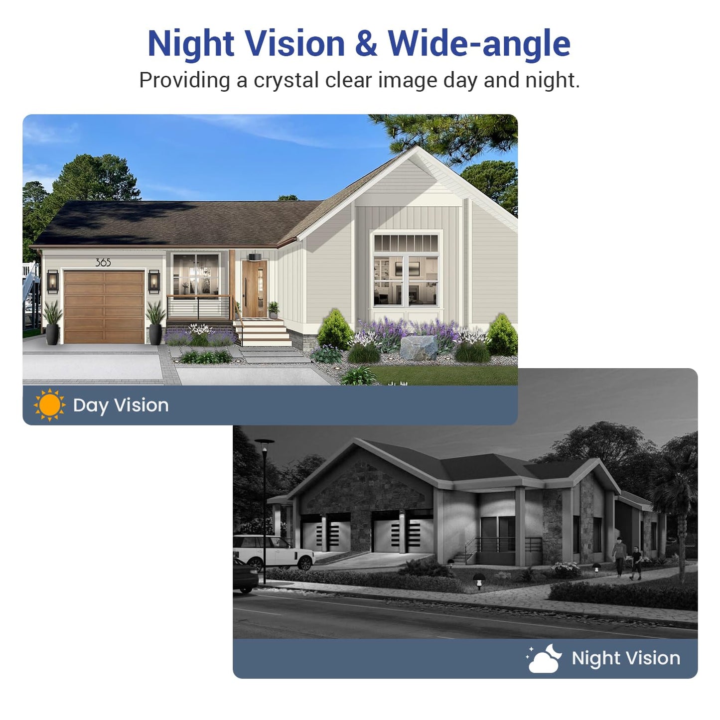 SwagBuzz 1080p Wireless Video Doorbell Camera with Night Vision, Two Way Audio and AI Motion Detection, 2.4G WiFi, Cloud Storage, Battery Powered