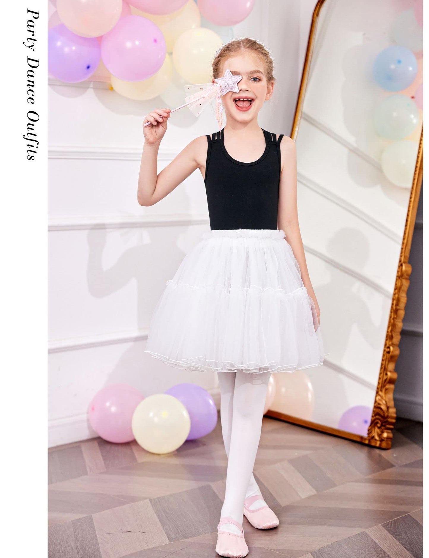 Arshiner Girls Ballet Leotards Dance Gymnastic Outfits Crisscross Straps Sleeveless Tank Dancewear
