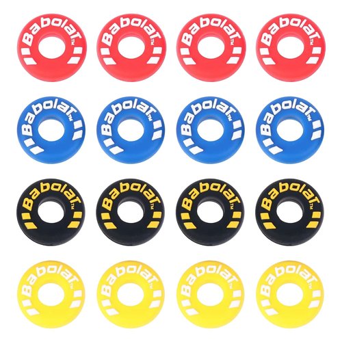 16PCS Tennis Racket Dampener, Durable Rubber Tennis Racquet Vibration Shock Absorbers