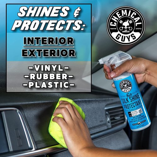 Chemical Guys Silk Shine Tire & Trim Dressing - Non-Greasy Protectant for Vinyl, Plastic & Rubber | 16 fl oz