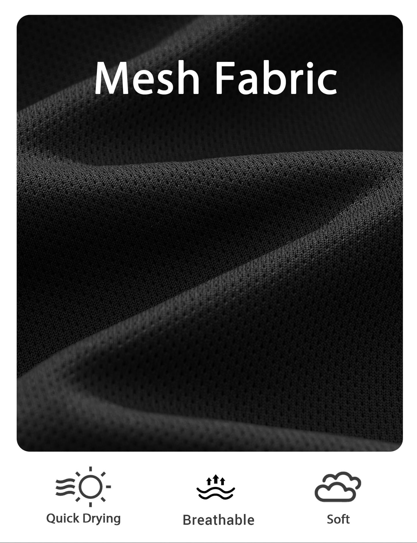 Somaibo Boys Athletic Shorts Youth Quick Dry Soccer Basketball Running Gym Performance Mesh Sports Shorts for Kids 11-12 Years Black