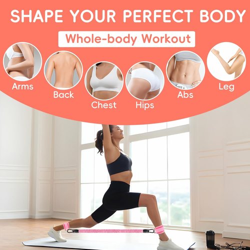 Ankle Resistance Bands Set by [Brand Name] - 11 Pcs Glutes Workout Bands with Cuffs for Home Exercise