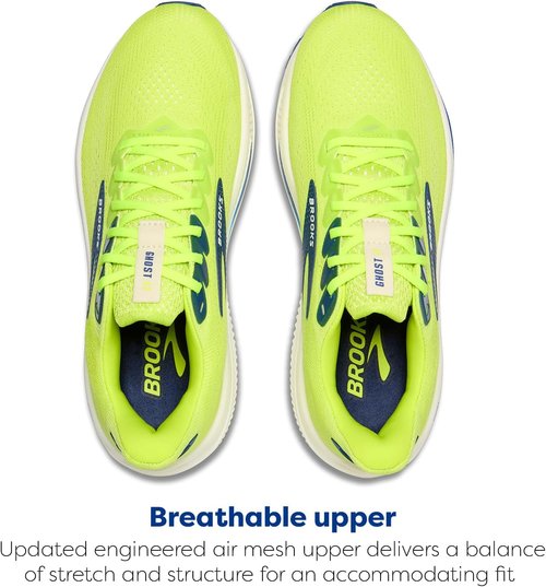 Brooks Men's Ghost 17 Running Shoes - Lightweight Comfort & Support | Ideal for All Distances