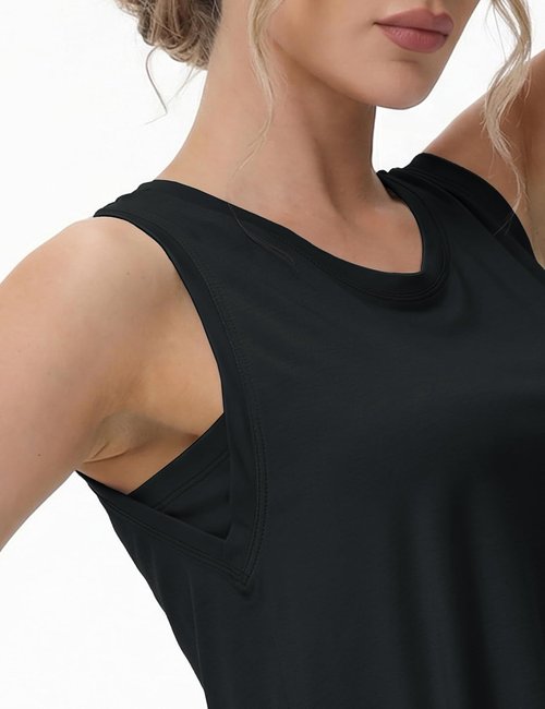 MAGCOMSEN Women's Athletic Tank Top - Quick Dry, Lightweight & Loose Fit | Perfect for Workouts