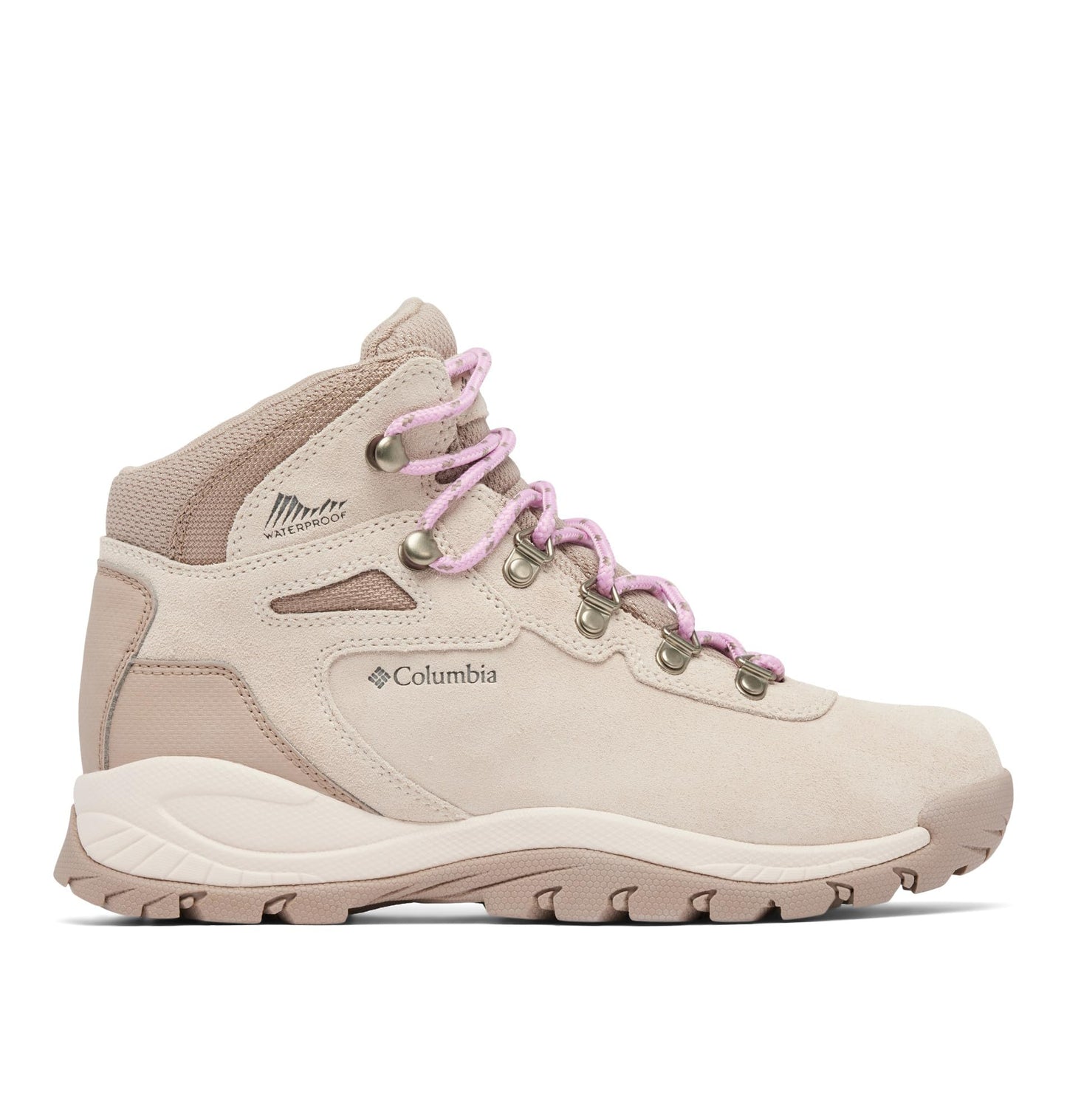Columbia Womens Newton Ridge Plus Waterproof Amped, Dark Stone/Cosmos, 8