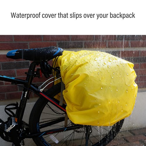 TGpao Large Saddle Bags for bike,Waterproof 50L Panier bag for Bicycles/MTB/E-Bike,Bike Trunk Bag With Reflective Stripes (Army green,50L)