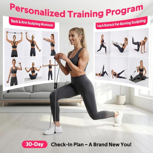 Figure 8 Resistance Bands by Skiennix - Versatile Exercise Bands with Handles for Arm & Shoulder Stretch