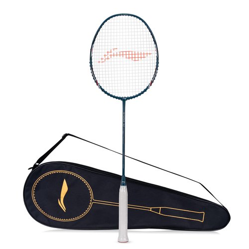 Li-Ning G-Force X5 Carbon Fibre Badminton Racket with Free Full Cover(82 Grams, 28 Lbs) (Cool Grey::White)