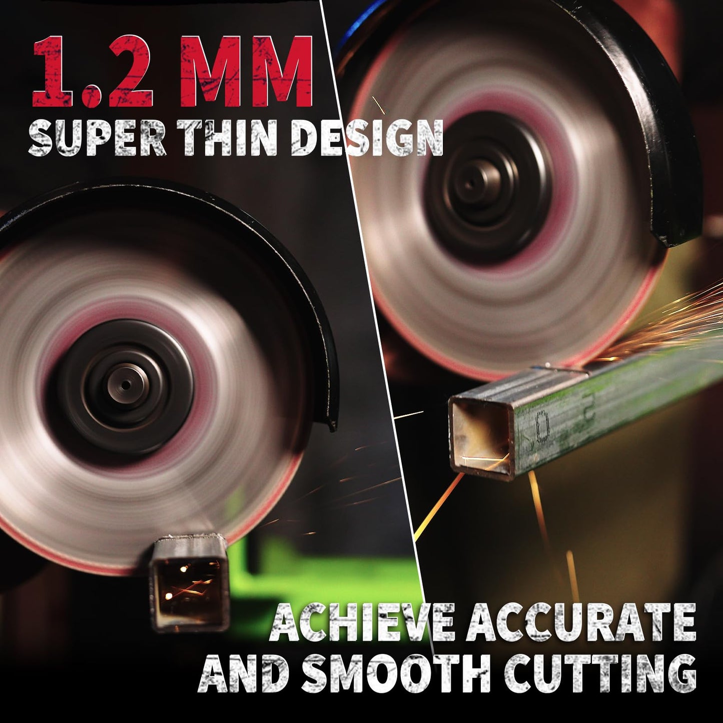 Revvstark Diamond Cutting Wheel 4 1/2 for Angle Grinder, with 7/8"" Arbor, Carbide Cutting Wheel, Metal Cutting Wheel, 4 1/2 Cut Off Wheel for Metal with 5000+ Cuts on Rebar, Steel, Iron and INOX