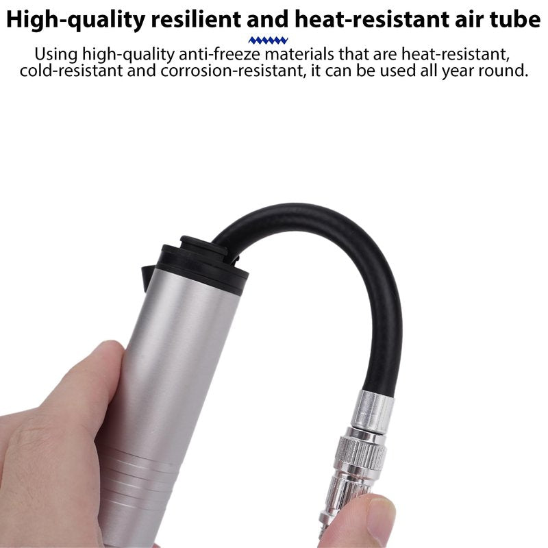 RidingRush Mini Bike Hand Pump, Portable Bicycle Tire Pump with Aluminum Alloy Body, Presta & Schrader Valve Compatible, Compact Manual Pump for Road, Mountain & E-Bike Use