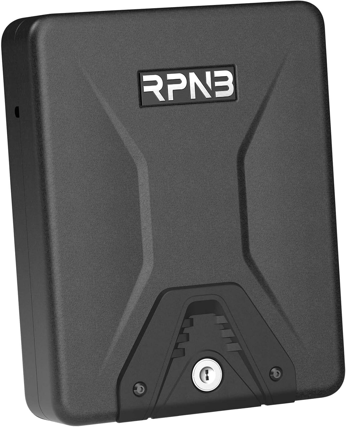 RPNB Gun Safe - Portable Handgun Security Lock Box with Key Access | Compact and Durable Design