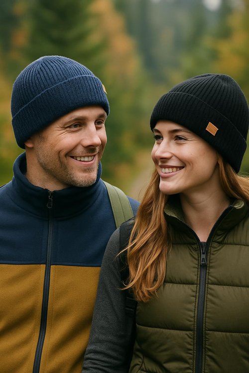 TOP-EX 100% Merino Wool Beanie Warm Winter Hat for Men & Women – Stretchy Thermal Knit Cap for Hiking Golf Running Travel Outdoor Grey L/XL