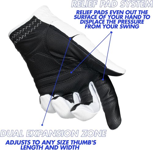 Bionic Men's Golf Glove - RelaxGrip 2.0 DX for Enhanced Comfort and Performance