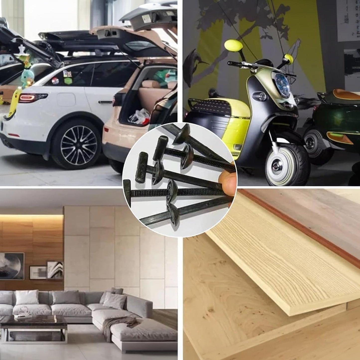 2026 upgraded heavy-duty self-locking nylon cable ties with uv protection for car repair, home, and cable management (100)