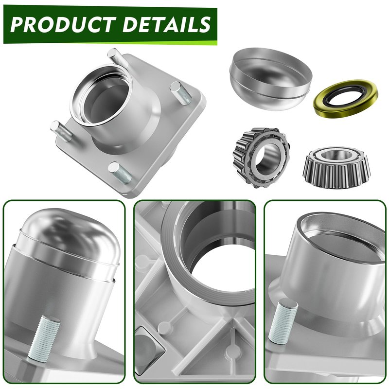 Panglong Club Car DS Hub Assembly, Golf Cart Club Car Front Wheel Hub for 1981-2003 Club Car DS Gas and Electric Golf Carts, OEM# 1011892