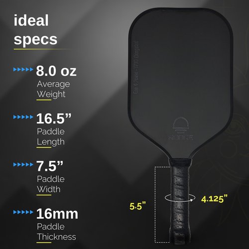 Roore Gen 4 4.5 100% Foam Core Pickleball Paddles T700 Carbon Fiber Pickleball Paddle 16mm Thermoformed Pickleball Racket and Edge Foam Injected Pickleball Rackets Pickle Ball Paddle Elongated